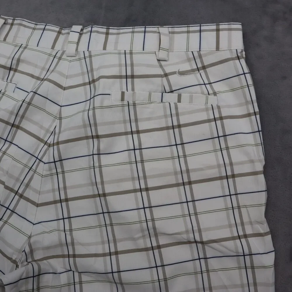 Nike Shorts Mens Plaid 38 Dri-Fit Golf Lightweight Hiking Casual